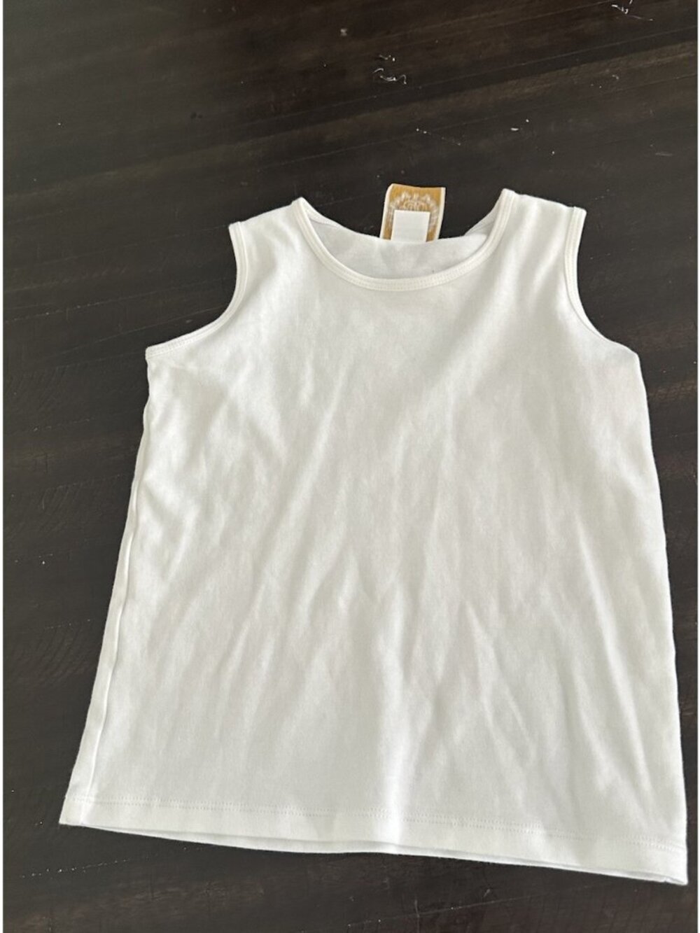 Girls Beaufort Bonnet White Tank Top Size 6